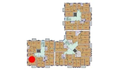 2-xonali xonadon 47.9 m²  5/9 qavat | MBG Turar-joy majmuasi