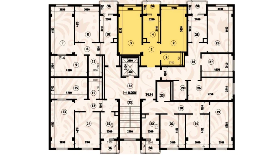 2-комн. квартира 59.95 м² 2/8 этаж | Жилой комплекс YASHIL VODIY RESIDENCE 2-комн. квартира 59.95 м² 2/8 этаж | Жилой комплекс YASHIL VODIY RESIDENCE