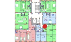 2-комн. квартира 63.98 м²  1/9 этаж | Жилой комплекс SHAYX-UL OLAM