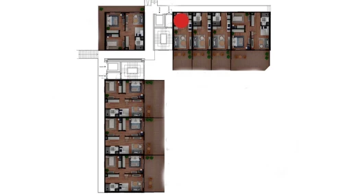 3-xonali xonadon 55.63 m²  1/6 qavat | TUSHLAR VODIYSI Turar-joy majmuasi