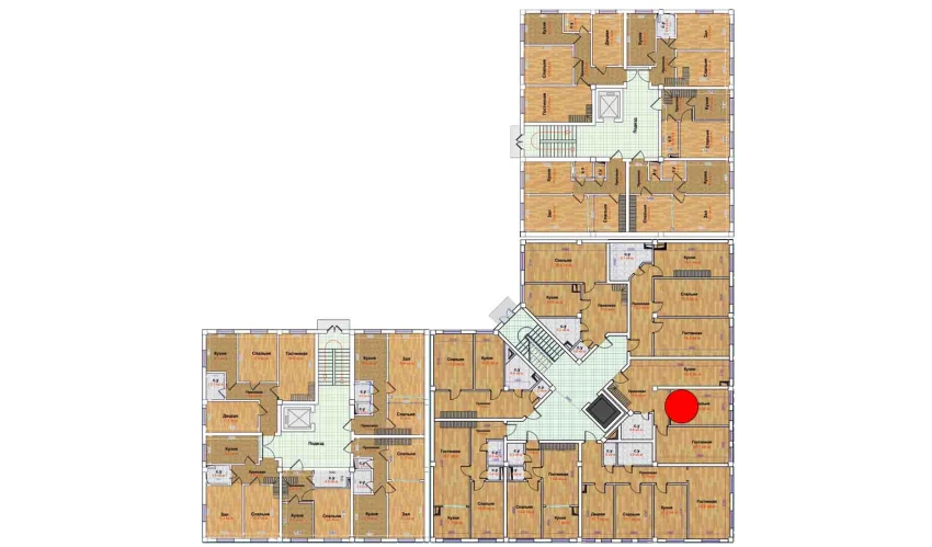 2-комнатная квартира 137.4 м²  1/9 этаж | Жилой комплекс MBG