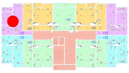 2-комнатная квартира 57.64 м²  14/16 этаж | Жилой комплекс ELITE ECO CITY