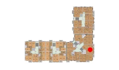 2-xonali xonadon 68.7 m²  7/9 qavat | MBG Turar-joy majmuasi