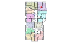 3-xonali xonadon 83.6 m²  10/13 qavat | ORZU SAROYI Turar-joy majmuasi