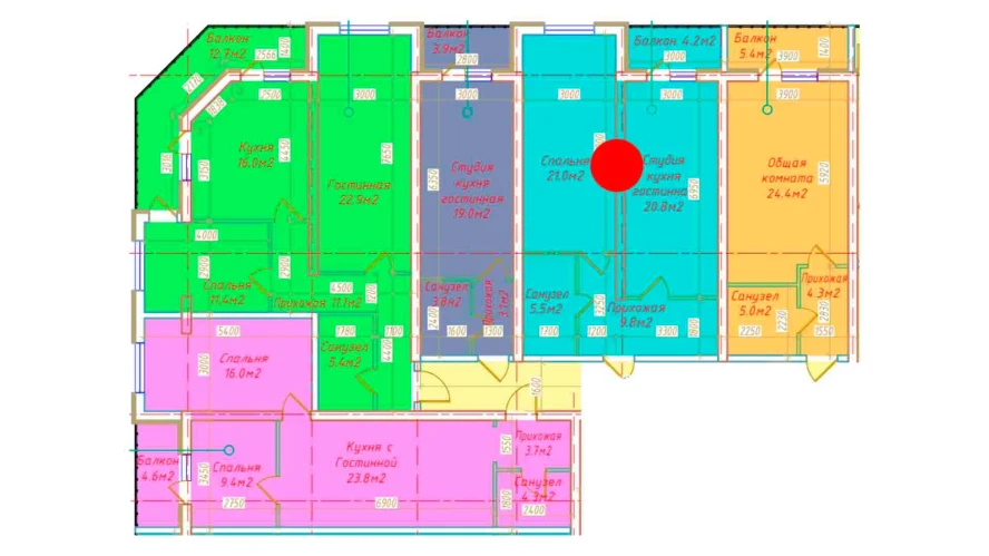 2-xonali xonadon 61.3 m² 3/16 qavat | DO'MBIROBOD RESIDENCE Turar-joy majmuasi 2-xonali xonadon 61.3 m² 3/16 qavat | DO'MBIROBOD RESIDENCE Turar-joy majmuasi