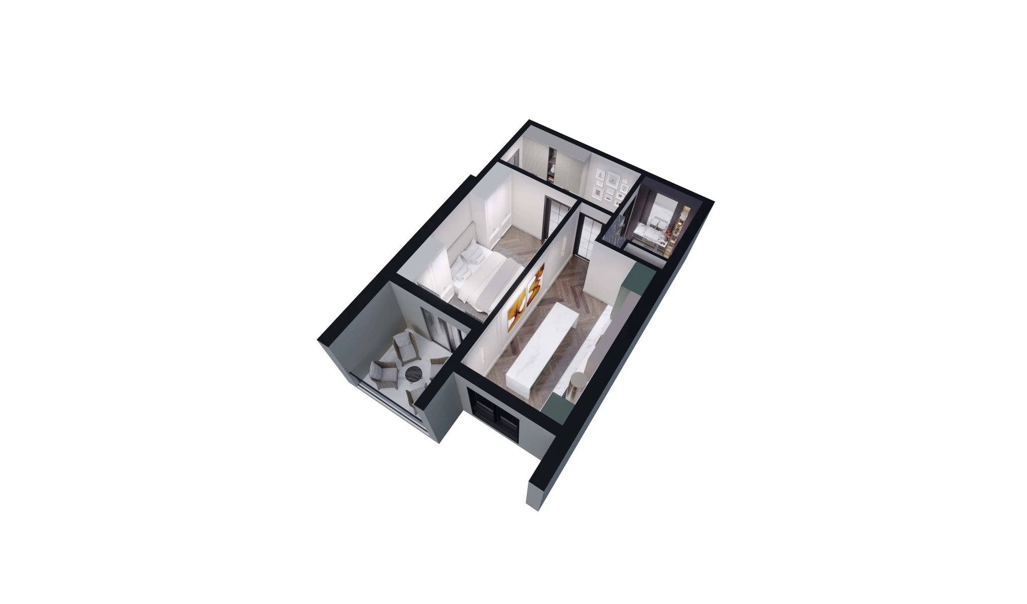 1-xonali xonadon 52.6 m²  2/13 qavat | ORZU SAROYI Turar-joy majmuasi