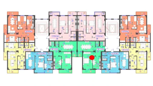 2-xonali xonadon 75.67 m²  6/7 qavat | O'ZBEGIM Turar-joy majmuasi