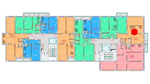 2-комнатная квартира 71.9 м²  9/9 этаж | Жилой комплекс XUMO