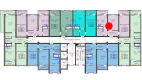 2-комн. квартира 52.7 м²  13/16 этаж | Жилой комплекс TRINITY