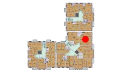 2-xonali xonadon 72.6 m²  5/9 qavat | MBG Turar-joy majmuasi