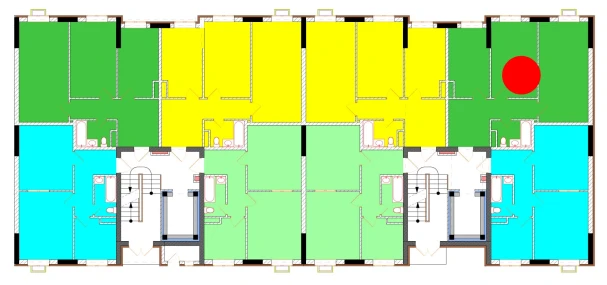 2-комнатная квартира 65.9 м²  3/9 этаж | Жилой комплекс Uchtepa Avenue