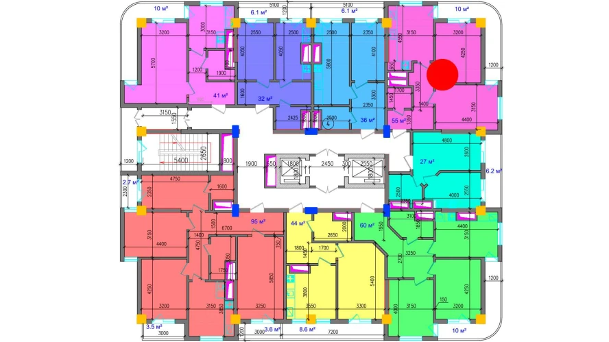2-xonali xonadon 65 m²  12/12 qavat | SOKIN SOHIL Turar-joy majmuasi