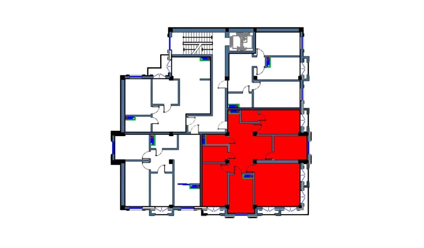 4-xonali xonadon 120 m²  4/9 qavat | FLORYA RESIDENCE Turar-joy majmuasi