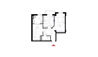 3-комн. квартира 72.6 м² 4/6 этаж | Жилой комплекс CHOSHTEPA GARDEN 3-комн. квартира 72.6 м² 4/6 этаж | Жилой комплекс CHOSHTEPA GARDEN