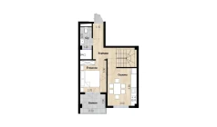 1-xonali xonadon 81.47 m²  7/7 qavat | Bochka Resort Turar-joy majmuasi