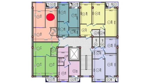 2-комнатная квартира 50.39 м²  7/10 этаж | Жилой комплекс Qibray City