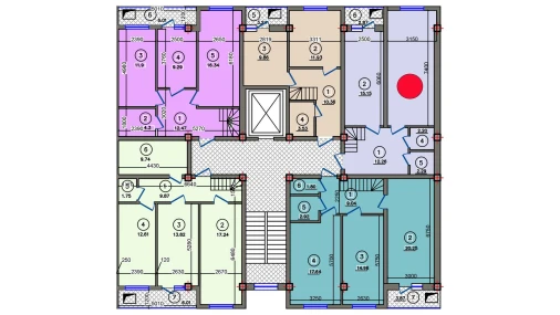 2-комнатная квартира 57.14 м²  10/10 этаж | Жилой комплекс Qibray City