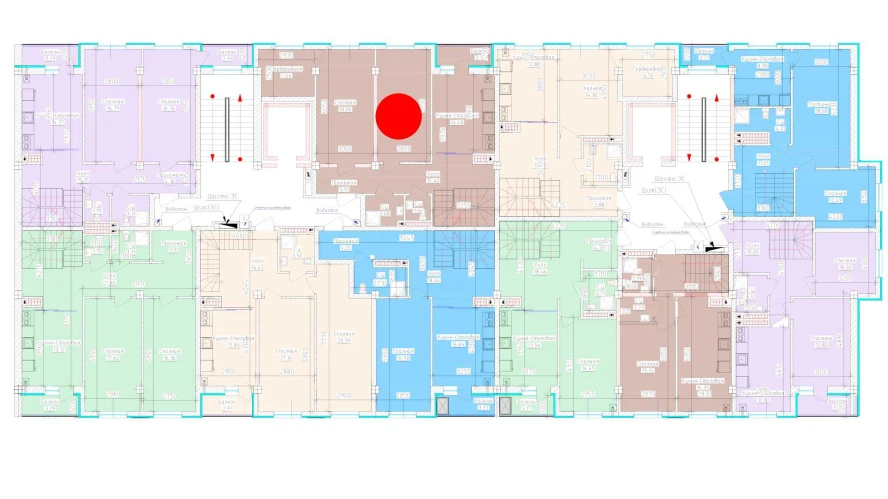 3-комн. квартира 83.5 м²  9/9 этаж | Жилой комплекс Aero Town