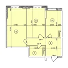2-комн. квартира 67.1 м²  6/9 этаж | Жилой комплекс Uchtepa Avenue