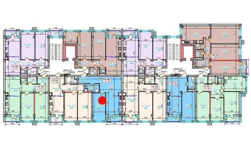 2-комнатная квартира 62.8 м²  9/9 этаж | Жилой комплекс Aero Town