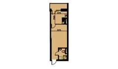 1-xonali xonadon 30.31 m²  8/10 qavat | YANGIOBOD RESIDENCE Turar-joy majmuasi