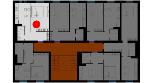 1-комнатная квартира 41 м²  7/7 этаж | Жилой комплекс Sohil