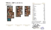 7-xonali xonadon 241.65 m²  1/1 qavat | TUSHLAR VODIYSI Turar-joy majmuasi