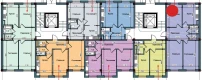 3-комн. квартира 79.4 м²  1/9 этаж | Жилой комплекс NUR BARAKA