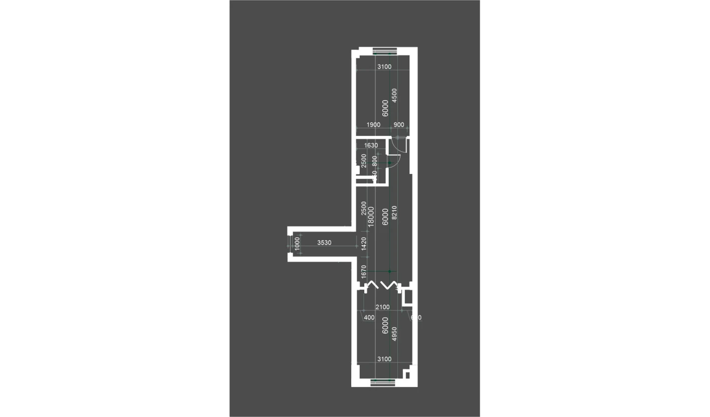 2-комнатная квартира 59 м²  2/12 этаж | Жилой комплекс Bunyodobod