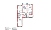 3-комн. квартира 98.17 м²  9/9 этаж | Жилой комплекс BI Sad'O