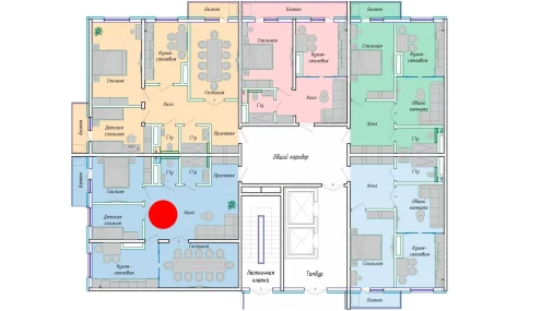3-комнатная квартира 83.47 м²  9/12 этаж | Жилой комплекс SERGELI CITY