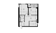 3-xonali xonadon 57.4 m²  9/12 qavat | NAVRUZ GROUP Turar-joy majmuasi