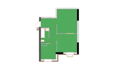 2-xonali xonadon 45.9 m²  3/9 qavat | Uchtepa Avenue Turar-joy majmuasi