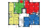 1-xonali xonadon 39.4 m²  2/9 qavat | NUR BARAKA Turar-joy majmuasi