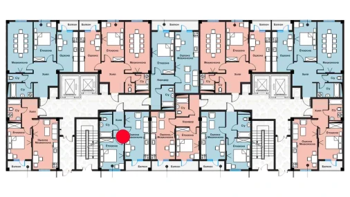 1-комнатная квартира 38.85 м²  3/11 этаж | Жилой комплекс Zangota City 1 -ETAP