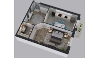 1-xonali xonadon 60 m²  9/9 qavat | BAHOR Turar-joy majmuasi