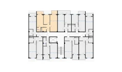 3-xonali xonadon 61.99 m²  5/7 qavat | Bochka Resort Turar-joy majmuasi