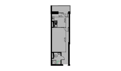 1-xonali xonadon 29.24 m²  7/10 qavat | YANGIOBOD RESIDENCE Turar-joy majmuasi