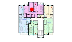3-xonali xonadon 107 m²  1/9 qavat | Rohat Turar-joy majmuasi