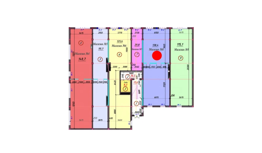3-комнатная квартира 137.5 м²  1/9 этаж | Жилой комплекс SAMARQAND CITY