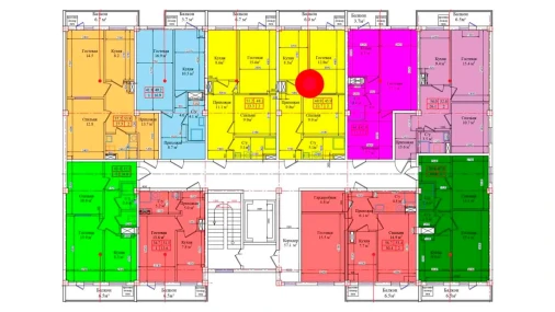 2-xonali xonadon 48.9 m²  8/9 qavat | CHIRCHIQ CITY Turar-joy majmuasi