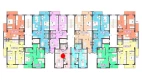 1-комн. квартира 43.34 м²  7/7 этаж | Жилой комплекс O'ZBEGIM