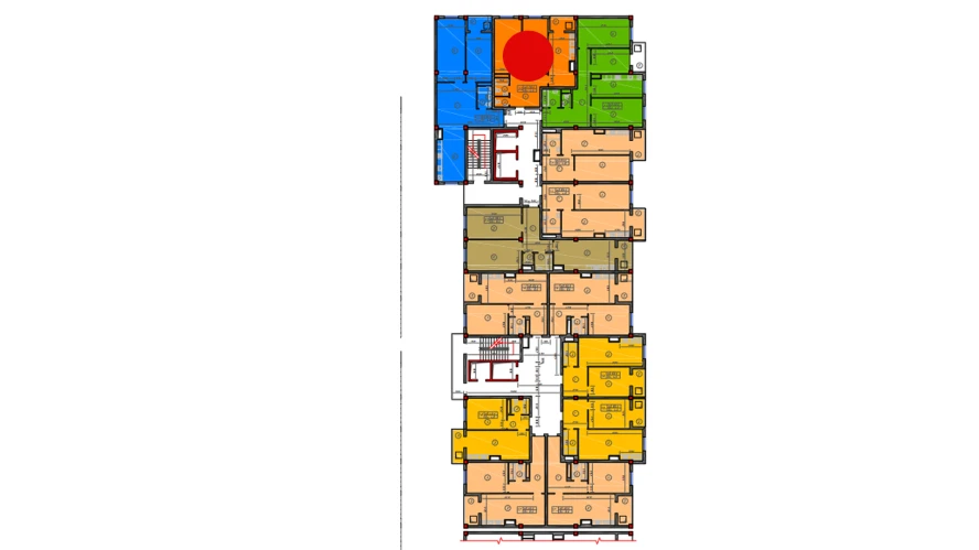 2-комн. квартира 73 м²  10/12 этаж | Жилой комплекс Sokin hayot