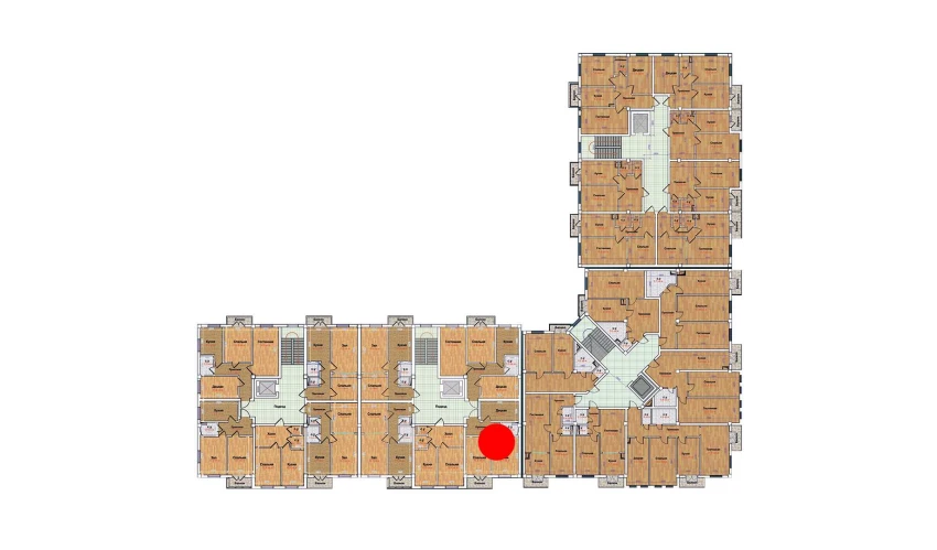 2-комнатная квартира 45.4 м²  2/9 этаж | Жилой комплекс MBG