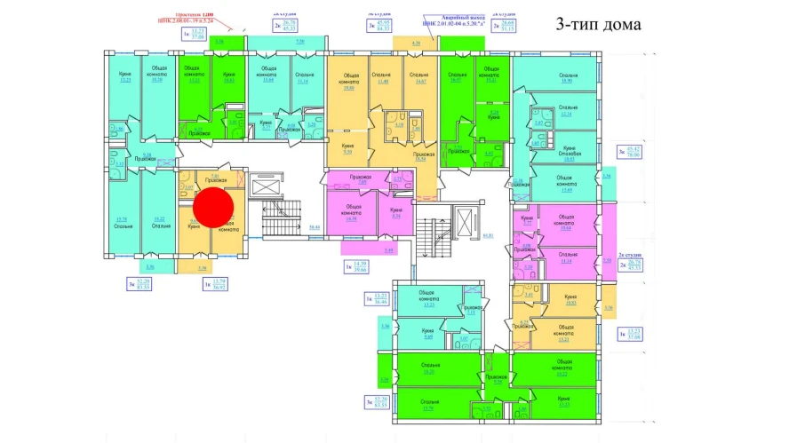 1-комн. квартира 36.92 м²  2/9 этаж | Жилой комплекс PROVANS
