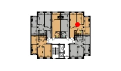 2-комн. квартира 59.05 м²  1/10 этаж | Жилой комплекс YANGIOBOD RESIDENCE