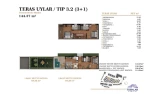 4-xonali xonadon 121.9 m²  3/4 qavat | TUSHLAR VODIYSI Turar-joy majmuasi