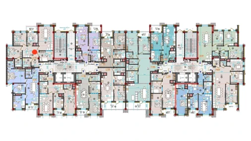4-xonali xonadon 89.46 m²  6/12 qavat | Dream House Turar-joy majmuasi
