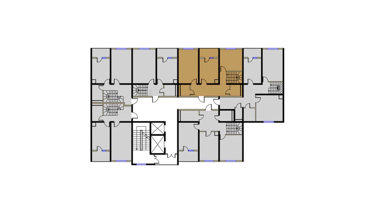 2-комн. квартира 158.42 м²  16/16 этаж | Жилой комплекс BRILLIANT