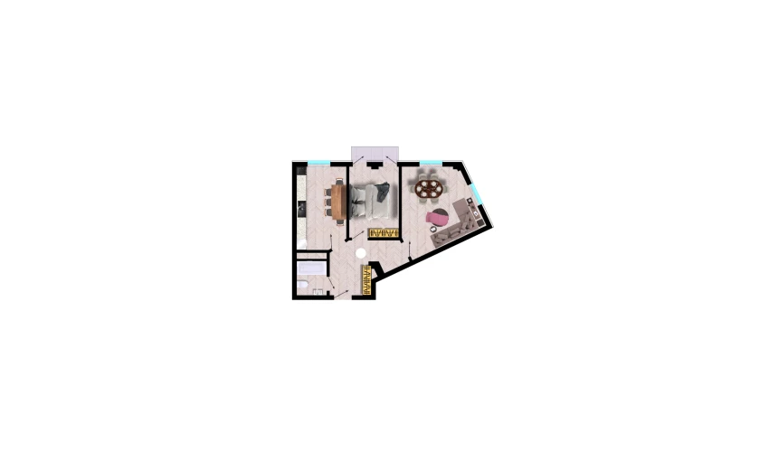 2-комн. квартира 57.9 м²  4/10 этаж | Жилой комплекс Ko'kcha-Oqtepa